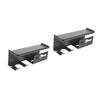 ULTECHNOVO 2pcs Hair Dryer Holder Wall-Mounted Organizer for Bathroom Space-Saving Blow Dryer Storage Rack Hairdryer Hanger Modern Design for Easy Access and Convenience view 1