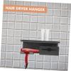 ULTECHNOVO 2pcs Hair Dryer Holder Wall-Mounted Organizer for Bathroom Space-Saving Blow Dryer Storage Rack Hairdryer Hanger Modern Design for Easy Access and Convenience view 4