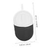 HIAKDOFT Enhanced Convenience Bed Pan Portable Urinal for Elderly Men Women Patient Nighttime Compact Storage Comfortable Shape view 2