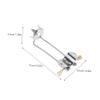 VICASKY 1pcs Lightweight Ice Cleats for Walking Sticks and Crutches Non- Stainless Steel Grippers for Elderly Snowy Conditions Easy to Install Enhanced Stability and Support view 2