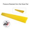 Wheelchair Ramps for Home Steps, Cuttable Anti-Slip Curb Ramp for for Home Steps, Stairs, Entry, Threshold, Doorways, Scooter, 600 LBS(Yellow,12 * 5cm/4.7 * 2in) view 3