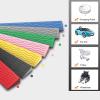 Wheelchair Ramps for Home Steps, Cuttable Anti-Slip Curb Ramp for for Home Steps, Stairs, Entry, Threshold, Doorways, Scooter, 600 LBS(Yellow,12 * 5cm/4.7 * 2in) view 4