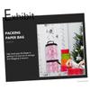 GOOHOCHY 1Pc Portable Present Storage Bag Pouch Durable Paper Packing Organizer with Handle for Holiday Present Packaging view 4
