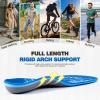 Arch Support Inserts for Plantar Fasciitis Relief Insoles for Men Women Orthotics of Flat Feet High Arch Heel Pain Relief Shoe Inserts (Men 10-10.5 | Women 12-12.5, Blue) view 2