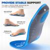 Arch Support Inserts for Plantar Fasciitis Relief Insoles for Men Women Orthotics of Flat Feet High Arch Heel Pain Relief Shoe Inserts (Men 10-10.5 | Women 12-12.5, Blue) view 3