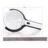 Magnifying Glass, Portable 2X 5X Folding Desktop Magnifier Large Hands Free Portable Adjustable Reading Magnifying Glass 12 Led Lamp Illuminated Table Stand Magnifier for Books Inspection view 3