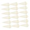 GLEAVI 100pcs Wooden Food Cones Ice Cream Bucket Snack Holders Natural Beauty Disposable for Parties view 1