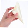GLEAVI 100pcs Wooden Food Cones Ice Cream Bucket Snack Holders Natural Beauty Disposable for Parties view 4