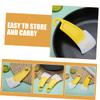 OHPHCALL 6pcs Pot Bottom Cleaning Scraper Tool Multi-function Pan Scrapers for Kitchen Dish Cleaning Silicone Wok Cleaner view 2