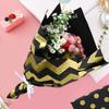 30 Sheets Gold Black Tissue Paper for Packaging Gift Bags Decoration, Gift Wrap Tissue Paper Bulk for Weddings Birthday DIY Project Christmas Gift Wrapping Crafts Decor, 20 x 14 Inch view 3