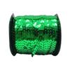 Ayuduots 5Yards 6mm Sequins Ribbon, Glitter Round Flat Sequins Flat Sequin Trim for DIY Sewing Crafts Jewelry Making - Green view 1