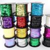 Ayuduots 5Yards 6mm Sequins Ribbon, Glitter Round Flat Sequins Flat Sequin Trim for DIY Sewing Crafts Jewelry Making - Green view 3