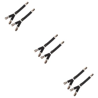 Healvian 6pcs Adjustable Women Shirt Stay Sock Clip Easy to Use Sock Buckle Grip for Garter Convenient and Stylish Shirt Keepers for Everyday Wear