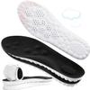 4D Cloud-Like Comfort Soles for Men - Soft Memory Foam Cushioning Insoles - Trim to Fit Steppers Insoles with Arch Support for Foot Pain Relief and Fatigue Reduction (Black, US M 9-12.5) view 1