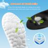 4D Cloud-Like Comfort Soles for Men - Soft Memory Foam Cushioning Insoles - Trim to Fit Steppers Insoles with Arch Support for Foot Pain Relief and Fatigue Reduction (Black, US M 9-12.5) view 3