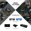 YOBOCO Bifocal Sunglasses 1.75 Wrap Around Sunglasses Readers, Sport Sunglass with Built in Readers for Driving, Blue/Black 1.75 view 3