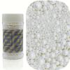 Dynastang Mixed Size White Pearls Sprinkles Edible Pearls Cake Decorating Pearls Cake Decorations Cupcake Toppers Cookie Decorating Perfect for Cakes, Cupcakes, Desserts Toppings 3OZ view 1