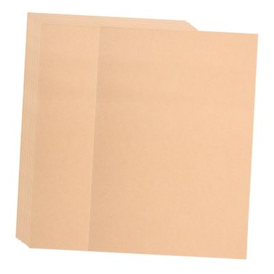 ARTIBETTER 20pcs Braille Paper Writing Visually Teaching Learning for Blind Impaired Braille Practice Paper Supplies Blank People Practice Papers Light Brown