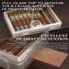 FANKAI Humidor Cigar Box, with Straight Cutter Guillotine, V cut, Puncher & Holder Tool, Glass top Cigars Case, Cedar Wood Lining, Humidifier Hygrometer Accessories, Cigar Gift Set view 4