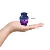 Purple Butterfly Urn for Human Ashes Adult for Burial, Urns for Men Ashes Adult Male, Small Urns for Human Ash Keepsake, Funeral Urn for Ash Male,(Size - 3inch Set of 1) view 3