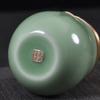 Chinese Longquan Celadon Portable Sealed Pill Bottle, Mini Storage Tank Multipurpose Sealed Jar for Tea, Coffee Powder, Dried Fruit, Candy, Vitamin Pills(Emerald Green) view 4