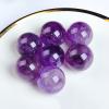 LoKori Purple Crystal Balls Amethyst Decorative Ball for Home Decoration Healing Sphere with Stand Fengshui Balls Divination Ornaments for Women Gift,22~25mm view 2