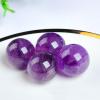 LoKori Purple Crystal Balls Amethyst Decorative Ball for Home Decoration Healing Sphere with Stand Fengshui Balls Divination Ornaments for Women Gift,22~25mm view 4