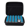 30 Slots Diabetic Insulin Peptide Fridge Carrying Case Vial Holder Storage Protector Bag Fits Standard 10ml Vials, Insulin Cooler Travel Kits Case Organizer Diabetes Protector(Black) (30-slot) view 1