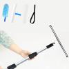 EXCLURA Car Window Squeegee with Extension Pole, Window Washer & Duster & Window Cleaning Kit, Multi-Use Shower Squeegee for Floor, Window Cleaner Tool(1.2-2m(3.9-6.6ft)) view 1
