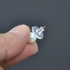 100pcs/set of DIY Earrings Plastic Clear Silicone Ear Plug-100Pcs #1 view 4