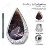 Remembrate Wolf Burial Urn for Human Ashes Adult Male - Forest Funeral Urns for Men & Women - Large Cremation Urn for Human Ashes Husband & Wife - Star Drop Urns for Mother & Father (10 Inch) view 2