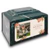 GetUrns Devotion Adult Photo Cremation Urn for Human Ashes I Cultured Marble Emerald Flower Urns for Male and Female I 200lbs view 1