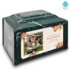 GetUrns Devotion Adult Photo Cremation Urn for Human Ashes I Cultured Marble Emerald Flower Urns for Male and Female I 200lbs view 2