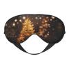 HDSKFNS Glowing Christmas Tree Print Sleep Mask Silk-Like Eye Mask Sleeping Eye Mask For Women Men For Travel Sleep Relaxation view 1