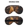 HDSKFNS Glowing Christmas Tree Print Sleep Mask Silk-Like Eye Mask Sleeping Eye Mask For Women Men For Travel Sleep Relaxation view 2
