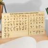 NineLife Basics Braille Alphabet and Number Wood Board Braille Books for Visually Impaired view 3