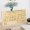 NineLife Basics Braille Alphabet and Number Wood Board Braille Books for Visually Impaired view 4