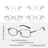 OLOAMAILE Reading Glasses High Magnification Power Titanium Ultra Clear Men & Women +7.0 +8.0 Blue Light Blocking Reader (Black, 7.5, x) view 2