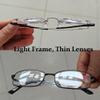 OLOAMAILE Reading Glasses High Magnification Power Titanium Ultra Clear Men & Women +7.0 +8.0 Blue Light Blocking Reader (Black, 7.5, x) view 3