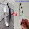 OLOAMAILE Reading Glasses High Magnification Power Titanium Ultra Clear Men & Women +7.0 +8.0 Blue Light Blocking Reader (Black, 7.5, x) view 4