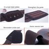 Leather Back Brace Lumbar Support Belt for Men Women Decorative Belt Adjustable Waist Pad Relief Back Pain Herniated Disc for Sports Daily(Small) view 2