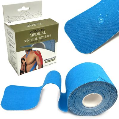 1 Medical Kinesiology Tape Precut 2inx16ft Adhesive Body Sport Bandage Athletic Medical Waterproof Kinesiology Tape for Muscle Pain Relief and Joint Support Protects Muscles Knees, Shoulders & Plantar