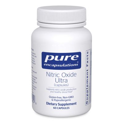 Pure Encapsulations Nitric Oxide Ultra (Capsules) - Supplement Supports Nitric Oxide Production, Healthy Blood Flow & Vascular Health - with L-Citrulline & CranLoad Cranberry Extract - 60 Capsules