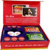 Caf Aroma Gift Box Premium Coffee Sampler with Espresso & Decaf Brick Packs, 3 Capsules, 3 Pods, and 2 Espresso Cups with Saucers 5 lb view 1