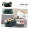 CATIEBYE Tissue Box Cover Paper Towel Dispenser Tissue Case Desktop Napkin Holder Storage Box view 2