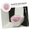 Didiseaon Sitz Bath for Toilet Seat Sitz Bath Basin Postpartum Care Basin Plastic Care Toilet view 3