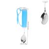 Anneome Elderly Adaptive Spoon Soft Handle Tremble Utensil for Disabled Handicapped Self-Feeding Tool for Mobility Easy to Clean Eating Aid view 2
