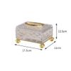 VHDY85KA Tissue Holder Glass Tissue Box Living Room Upscale Light Luxury Coffee Table Storage Box Drawer Box Household Decorations Tissue Box view 2
