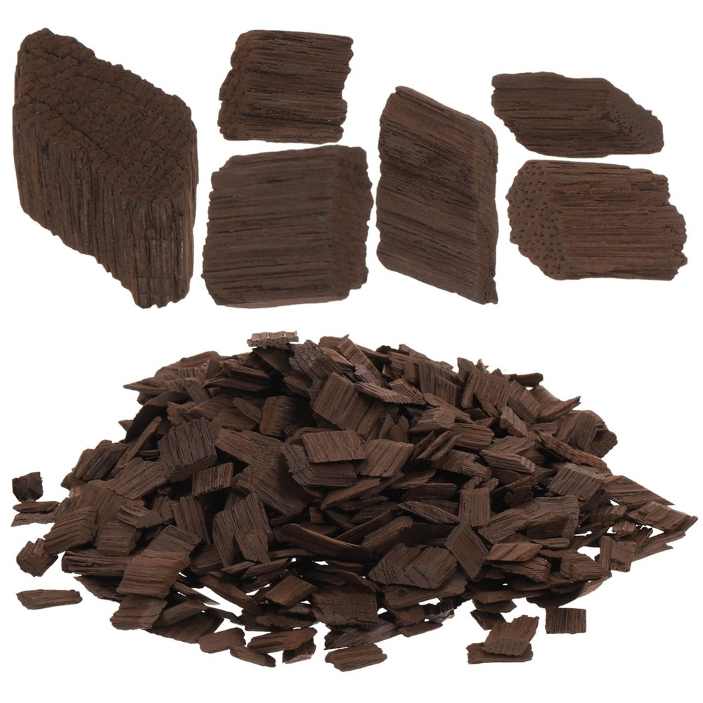 HEALEEP Heavy Toasted French Oak Chips for Wine Brewing Supplies Red Wine Aroma Enhancer