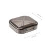 IWOWHERO Small Pill Organizer Case Portable Medicine Container for Travel Daily Vitamin Dispenser Braces Holder view 3